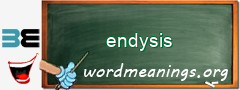 WordMeaning blackboard for endysis